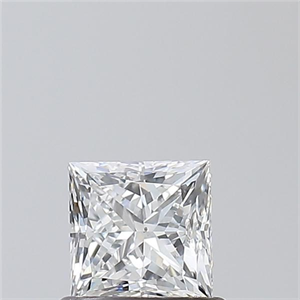Picture of Natural Diamond 0.73 Carats, Princess with  Cut, E Color, SI1 Clarity and Certified by GIA
