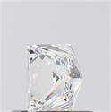 Natural Diamond 0.55 Carats, Princess with  Cut, D Color, VVS2 Clarity and Certified by GIA