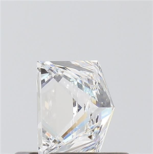 Picture of Natural Diamond 0.55 Carats, Princess with  Cut, D Color, VVS2 Clarity and Certified by GIA