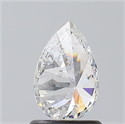 Natural Diamond 1.00 Carats, Pear with  Cut, F Color, I1 Clarity and Certified by GIA