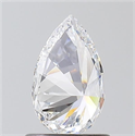 Natural Diamond 0.80 Carats, Pear with  Cut, D Color, VS1 Clarity and Certified by GIA
