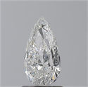 Natural Diamond 1.00 Carats, Pear with  Cut, G Color, I1 Clarity and Certified by GIA