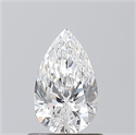 Natural Diamond 0.70 Carats, Pear with  Cut, D Color, SI1 Clarity and Certified by GIA