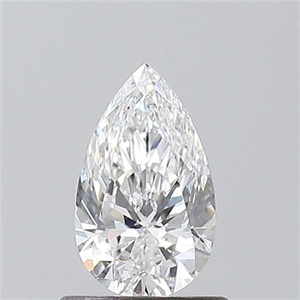 Picture of Natural Diamond 0.70 Carats, Pear with  Cut, D Color, SI1 Clarity and Certified by GIA
