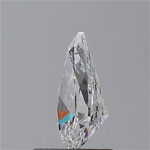 Picture of Natural Diamond 0.71 Carats, Pear with  Cut, E Color, I1 Clarity and Certified by GIA
