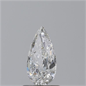 Natural Diamond 0.72 Carats, Pear with  Cut, F Color, SI2 Clarity and Certified by GIA
