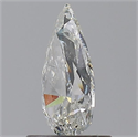Natural Diamond 0.80 Carats, Pear with  Cut, I Color, SI2 Clarity and Certified by GIA