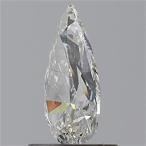 Picture of Natural Diamond 0.80 Carats, Pear with  Cut, I Color, SI2 Clarity and Certified by GIA