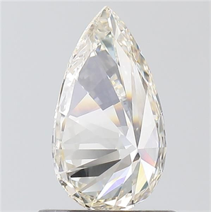 Foto Diamante Natural 0.80 quilates, De pera , Color K, claridad VS1 y certificado GIA de