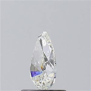 Foto Diamante Natural 0.70 quilates, De pera , Color H, claridad SI1 y certificado GIA de