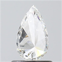 Natural Diamond 0.52 Carats, Pear with  Cut, G Color, VS2 Clarity and Certified by GIA