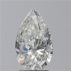 Foto Diamante Natural 2.26 quilates, De pera , Color G, claridad SI2 y certificado IGI de