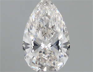Picture of Natural Diamond 0.54 Carats, Pear with  Cut, H Color, VVS1 Clarity and Certified by GIA