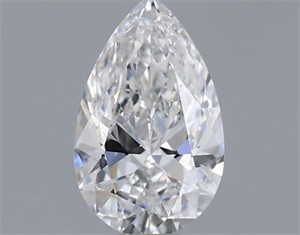 Picture of Natural Diamond 0.40 Carats, Pear with  Cut, E Color, VVS1 Clarity and Certified by GIA