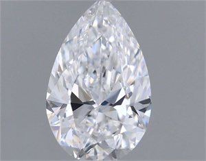 Picture of Natural Diamond 0.50 Carats, Pear with  Cut, D Color, SI1 Clarity and Certified by GIA