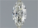 Natural Diamond 0.41 Carats, Marquise with  Cut, L Color, VS2 Clarity and Certified by GIA