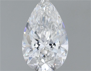 Picture of Natural Diamond 0.53 Carats, Pear with  Cut, E Color, VS2 Clarity and Certified by GIA