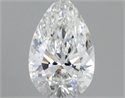 Natural Diamond 0.51 Carats, Pear with  Cut, F Color, SI1 Clarity and Certified by GIA