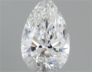 Picture of Natural Diamond 0.51 Carats, Pear with  Cut, F Color, SI1 Clarity and Certified by GIA