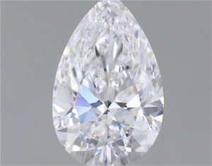 Picture of Natural Diamond 0.61 Carats, Pear with  Cut, D Color, VS2 Clarity and Certified by GIA