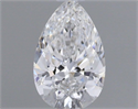 Natural Diamond 0.51 Carats, Pear with  Cut, E Color, SI1 Clarity and Certified by GIA
