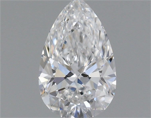 Picture of Natural Diamond 0.42 Carats, Pear with  Cut, D Color, VVS2 Clarity and Certified by GIA