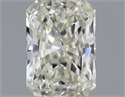 Natural Diamond 0.65 Carats, Radiant with  Cut, K Color, SI1 Clarity and Certified by GIA