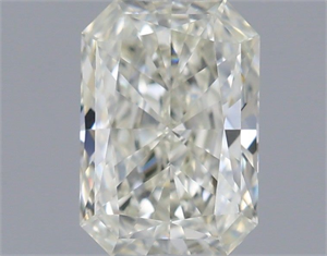 Picture of Natural Diamond 0.40 Carats, Radiant with  Cut, J Color, VVS1 Clarity and Certified by GIA