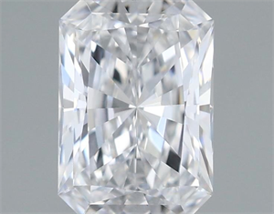 Picture of Natural Diamond 0.50 Carats, Radiant with  Cut, D Color, VVS2 Clarity and Certified by GIA