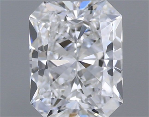Picture of Natural Diamond 0.42 Carats, Radiant with  Cut, D Color, VVS1 Clarity and Certified by GIA