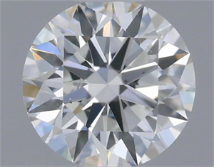 Picture of Natural Diamond 0.41 Carats, Round with Excellent Cut, F Color, SI1 Clarity and Certified by GIA