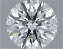 Diamante Natural 0.45 quilates, Redondo , Color F, claridad VVS2 y certificado GIA