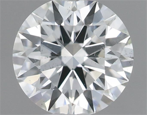 Picture of Natural Diamond 0.42 Carats, Round with Excellent Cut, H Color, SI1 Clarity and Certified by GIA