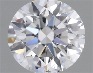 Foto Diamante Natural 0.50 quilates, Redondo , Color E, claridad SI2 y certificado GIA de