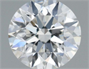 Diamante Natural 0.54 quilates, Redondo , Color I, claridad VVS1 y certificado GIA