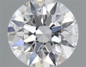 Foto Diamante Natural 0.53 quilates, Redondo , Color F, claridad VS2 y certificado GIA de