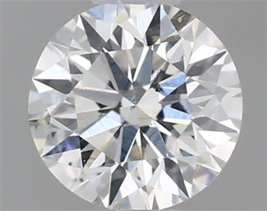 Foto Diamante Natural 0.40 quilates, Redondo , Color F, claridad SI1 y certificado GIA de