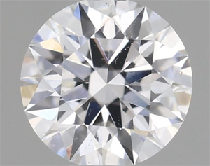 Foto Diamante Natural 0.40 quilates, Redondo , Color E, claridad SI1 y certificado GIA de