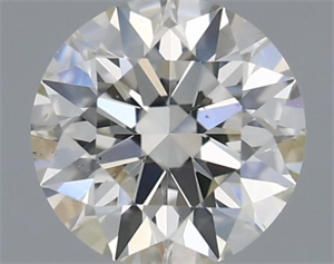 Picture of Natural Diamond 0.45 Carats, Round with Excellent Cut, J Color, SI2 Clarity and Certified by GIA