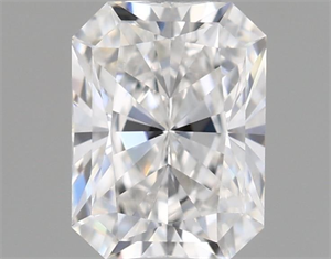 Picture of Natural Diamond 0.46 Carats, Radiant with  Cut, F Color, VS1 Clarity and Certified by GIA