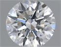 Diamante Natural 0.41 quilates, Redondo , Color E, claridad VS1 y certificado GIA