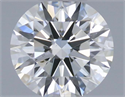 Natural Diamond 0.40 Carats, Round with Excellent Cut, F Color, SI1 Clarity and Certified by GIA