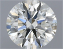 Natural Diamond 0.41 Carats, Round with Excellent Cut, K Color, SI1 Clarity and Certified by GIA