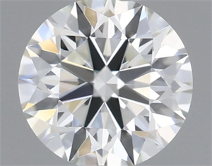 Picture of Natural Diamond 0.42 Carats, Round with Excellent Cut, K Color, IF Clarity and Certified by GIA