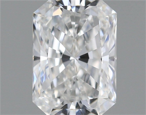 Picture of Natural Diamond 0.51 Carats, Radiant with  Cut, F Color, IF Clarity and Certified by GIA