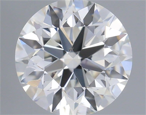 Picture of Natural Diamond 0.70 Carats, Round with Excellent Cut, H Color, SI1 Clarity and Certified by GIA