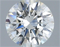 Natural Diamond 0.40 Carats, Round with Excellent Cut, H Color, VVS1 Clarity and Certified by GIA