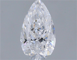 Foto Diamante Natural 0.67 quilates, De pera , Color D, claridad SI2 y certificado GIA de