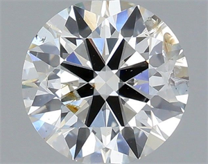 Picture of Natural Diamond 0.71 Carats, Round with Excellent Cut, H Color, SI2 Clarity and Certified by IGI