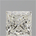Natural Diamond 0.71 Carats, Princess with  Cut, H Color, VVS2 Clarity and Certified by IGI
